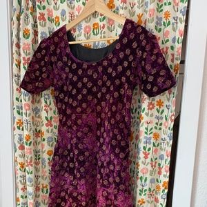 Vintage velvet dress - size s / xs